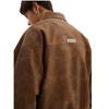Chaqueta de cuero con solapa retro estilo americano para hombre y mujer, chaqueta de trabajo holgada que combina con todo, chaqueta informal de moda para otoño e invierno, estilo Hong Kong.