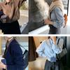 Camisas Lisas Novas para Mulheres em Estoque para Atacado do Fabricante, Novos Tops Elegantes para Mulheres para Primavera e Outono