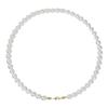 Cadena de suéter con collar de perlas de cierre simple cadena para el cuello de concha de madre de moda simple Joker cadena para el cuello de concha de madre venta directa de fábrica