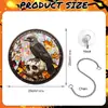 Xctyu025-044 Atrapasoles de Halloween Adorno Colgante Arcoíris de Acrílico Colorido Colgante Decorativo de Vidrio