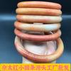 Pulsera de Jade Seda Dorada de Xinjiang Piedra Bruta Pulsera Roja Yetai Pulsera Roja Degradada de Azúcar al por Mayor Cantidad Grande Preferencial Jade Genuino