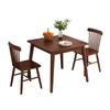 Ft nogueira madeira maciça pura pequena mesa quadrada mesa de jantar doméstica mesa de jantar quadrada mesa e cadeira para apartamento pequeno combinação quadrada refeição