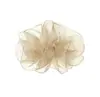 Presilha de banana de rede tipo nuvem, fresca e doce, com pregas tridimensionais, camadas fofas, acessório de presilha para rabo de cavalo meio preso