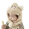 Gorro de Invierno para Bebé 2026 Gorro para Bebé Gorro de Felpa con Bordado de Vaca Protección para Orejas Gorro de Felpa Gorro Cálido
