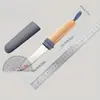 Cuchillo para fruta estilo alemán, un cuchillo para fruta 2 en 1 versátil para uso doméstico, perfecto para pelar y rebanar frutas y verduras, una herramienta de cocina conveniente