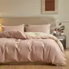 Modelo Nuevo 2026 Juego de Cuatro Piezas Estampado Cepillado 100% Algodón, Ropa de Cama Espesa de Algodón Puro para Otoño e Invierno, Juego Estampado Reactivo Grado Madre e Bebé