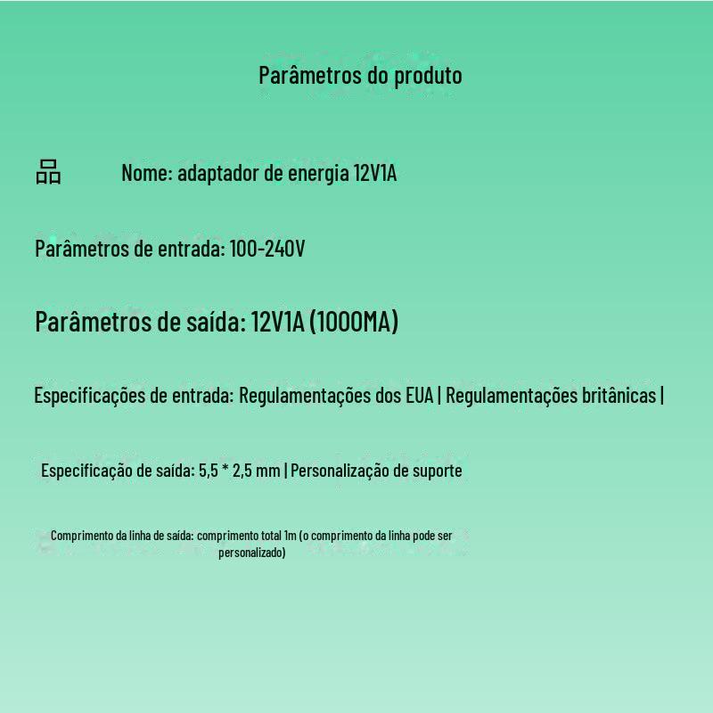 适配器12V1A详情图