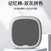 Cojín de Espuma Viscoelástica para Silla de Oficina, Comodidad para Sentarse a Largo Plazo, Almohadilla para Silla que Alivia la Presión, Cojín Transpirable para Taburete para Estudiantes, Almohadilla para Asiento de Aula