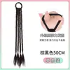 Peruca de Trança Boxeadora para Mulheres com Cabelo Longo, Rabo de Cavalo Alto, Trança Suja Doce e Descolada, Trança Colorida de Peruca, Peruca Popular de Trança Twist