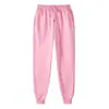 Pantalones casuales europeos para hombre de talla europea, pantalones deportivos jogger de color liso, pantalones largos deportivos casuales, forrados de forro polar, corte holgado, estilo primavera y otoño