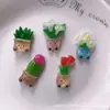 Rosas em Vaso, Grama, Lírios, Cacto Girassol Joias DIY Enfeites Acessórios de Resina Semi-Acabados