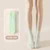 Calcetines Estilo Ballet Calcetines de Media Caña para Mujer Verano Delgados Miu Encaje Medias Encaje Calcetines Cristal Frescos de Verano para Mujer