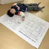 Examen Gigante para Estudiantes de Primer y Segundo Grado de Primaria, Impreso en Alta Definición, Tamaño Extra Grande, Herramienta Divertida para Bromas