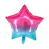 Globo de Papel de Aluminio Hongxiang de 18 pulgadas con Forma de Corazón y Estrella de Cinco Puntas Morado Crema Tablero Luminoso Decoración para Fiesta de Cumpleaños