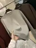 Sudadera Casual Versátil de Manga Larga con Cuello Redondo para Hombre, Color Sólido, Sensación de Nube Lyocell Algodón de Aire, Temporada Primavera/Otoño/Invierno