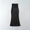 Vestido tubinho strapless da marca Z, vestido longo de cetim emagrecedor transfronteiriço, moda feminina atacado verão 2026, estilo europeu e americano ZA
