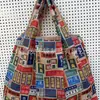 Bolsa de Compras Plegable Ecológica, Bolsa de Almacenamiento de Tela Oxford, Bolso de Hombro Portátil de Gran Capacidad, Bolsa Grande para Supermercado