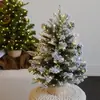 Mini Árvore de Natal Novo Natal DIY Casa Pequena Mesa de Trabalho Estilo Ins Decoração Árvore Nua Enfeites em estoque