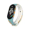 Adequado para pulseira mi 3/4 pulseira camuflada pulseira de reposição colorida 7/6/5NFC Pulseira esportiva pulseira impressa