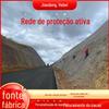 Rede de Proteção Ativa, Rede de Cabo de Aço para Proteção de Talude com Fixação no Solo, Rede Anticaída de Pedras para Estradas e Montanhas, Rede de Malha Diamantada