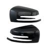 Tapa de Espejo Retrovisor Mercedes-Benz Cla Gla Cls W204 W212 X204 X166 W166 Negro Brillante Negro Piano