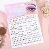 Pegatinas de Diamantes, Pegatinas Decorativas para Cara, Maquillaje de Escenario para Niña con Diamantes, Pegatinas de Cristal, Pegatinas de Maquillaje, Pegatinas para Cejas, Pegatinas de Tatuajes Transfronterizas