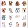 Adesivos de Tatuagem Infantis Animais Pequenos Pet Desenho Animado Meninos e Meninas Fofos à Prova d'Água Temporários para Rosto Estoque Pronto Transfronteiriço