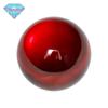 Huagang Gem Round Bead Garnet Red Zircon Pedra Nua Cor Artificial Esférica Gem Light Bead Pulseira de Jóias