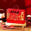 Souvenirs Corporativos Personalizados 2026 Paquete de Regalo de Año Nuevo para el Año del Caballo, Caja de Regalo de Frutas Secas, Caja de Regalo Familiar para el Año del Caballo.