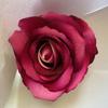 Clássico ameixa velha manhã flanela cabeça de flor de rosa cenário de casamento decoração de parede de flores flor artificial flor de simulação atacado