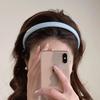 Diadema delgada de cuero PU dorado estándar pequeño estilo coreano para mujer 2024 nuevo diadema para el cabello sensible a la presión de alta calidad champú para el cabello pasador accesorios para el cabello versátiles