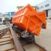 Mcc2.0-6 Vagón de Descarga Lateral para Mineral Equipo de Carga y Transporte Minero Vagón de Materiales de Descarga Lateral para Riel Curvo