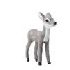 Adorno de Mini Ciervo Sika Simulado Acostado Adorno Creativo de Animal Simulado Modelo de Ciervo Sika Animal Peludo
