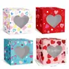 HZ075 Feliz Dia dos Namorados Amazon Abertura de Janela Presente Caixa de Doces Corda para Cartão