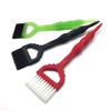 Cepillo para teñir el cabello grueso Cepillo japonés para tratamiento del cabello Cepillo para teñir el cabello Cola puntiaguda antideslizante Plástico Cabello negro y blanco con agujero Cepillo de un solo lado ys
