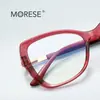 Gafas Antiazules Originales 2244 Brillo Americano TR Espejo de Computadora Antirradiación Caperucita Roja Venta Caliente Mismo Estilo Gafas Planas