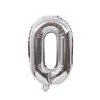 Pequeño digital de 16 pulgadas versión EE. UU. de cuerpo delgado decoración de globos fiesta de cumpleaños comercio exterior globo de película de aluminio al por mayor 16 digital de película de aluminio
