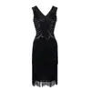 Nuevo Producto de Amazon Vestido de Noche con Lentejuelas y Bordado a Mano Estilo Gatsby de los Años 20 Vestido Retro sin Mangas con Borlas