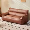 Sofá perezoso moderno minimalista, estilo popular en línea, sofá para sala de estar pequeña, se puede reclinar y usar para dormir, adecuado para apartamentos de alquiler y espacios pequeños, sofá de dos plazas