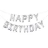 Globo de Papel de Aluminio con Letra de Cumpleaños de 16 Pulgadas Juego de Globos de Feliz Cumpleaños Globo de Papel de Aluminio de Feliz Cumpleaños