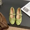 Zapatos Mary Jane Planos Bajos Estilo Ballet Francés para Mujer, Nuevo Modelo de Verano 2026, Suela Suave, Adecuados para Combinar con Faldas