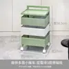 Carrinho de armazenamento de contas Perler, prateleira móvel de chão, prateleira de armazenamento de caixa quadrada com frascos de contas Perler de várias camadas para ferramentas, grande capacidade