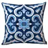 Funda de almohada geométrica de verano de limón para Amazon transfronterizo, tela para el hogar, funda de cojín para sofá, venta directa de fábrica
