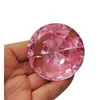 Ornamento de diamante grande de cristal de 60mm, brinquedo, modelo de simulação, quebra-cabeça DIY, cristal de imitação, adereços de tesouro de sete cores