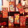 2027 Sobres Rojos Grandes de Dibujos Animados para el Festival de Primavera, Sobres Creativos Personalizados de Dinero de la Suerte de Año Nuevo al por Mayor, Edición Año del Dragón