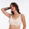 Comercio exterior transfronterizo copa grande jacquard gelatina ajuste sujetador sin costuras talla grande ropa interior al por mayor exportación Amazon caliente