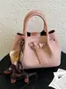 Bolso Casual Texturizado Nuevo Estilo Verano 2026, Bolso de Hombro Cruzado Moderno y Único, Bolso Cubo para Mujer Elegante y Sencillo