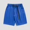 2023 Verão Novo Shorts Casuais Calças de Cinco Pontos Soltos Simples Shorts Multicoloridos para Homens e Mulheres com Cinto