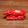 Figura de Vaca Deitada em Cerâmica Tang Sancai Feng Shui Decoração de Casa Prateleira Antiga Mesa de Chá Banheiro Sala de Estar Zodíaco Vaca Cerâmica Artesanato