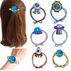 Estilo coreano Espaço Simples Headwear Anel de Cabelo Corda de Cabelo Etsy Cartoon Criativo Corda de Cabelo Multicolor Nó Anel de Cabelo Simples